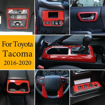 Tinka Toyota Tacoma 2016-2020,Skaitymo Šviesos,Vairas,Prietaisų Skydelis, Pavarų,Skydo Lipdukas,Interjero Keitimas,Automobilių Reikmenys