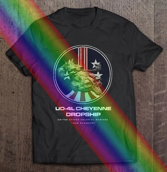 Užsieniečių Ud 4L Cheyenne Dropship Uscm Sulaco Nostromo Xenomorph Lv426 Negabaritinių marškinėliai Anime Marškinėliai Drabužių Linija, Juokingi Marškinėliai