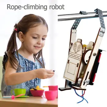 Vaikų Švietimo Modelio Kūrimo Rinkiniai Robotas Kopimo Virve Modelis Eksperimentų Rinkinys Vaikams 