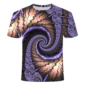 Vyrai 3D spausdinimo vasaros T-shirt vyrų mados nauja, T-shirt įdomių laisvalaikio T-shirt