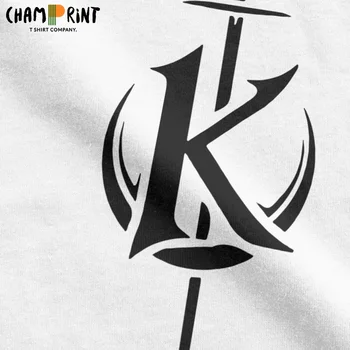 Vyriški Kaamelott King Arthur Logotipas T Marškinėliai Grynos Medvilnės Viršūnes Juokinga Trumpas Rankovės Crewneck Tee Marškinėliai Šalis, T-Shirt