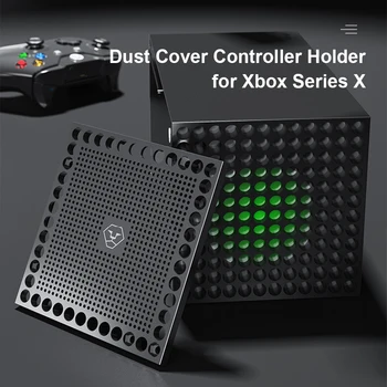 Xbox Serijos X Konsolės ABS dulkių dangtis su valdikliu ausinės kabyklos, pakabos, laikiklis, norėdami įdiegti 