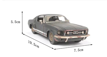 1:24 automobilių modelį Meritor schema daro sena versija Ford Mustang GT lieti automobilio modelis, modeliavimas automobilių dovanos vaikams, gimtadienis