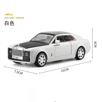 1:24 Rolls-Royce Sweptail Lydinio Automobilio Modelį Diecasts & Žaislinės Transporto Priemonės Žaislas Automobilis Metalo Surinkimo Automobilio Modelio Aukštos Modeliavimas Vaikų Žaislas