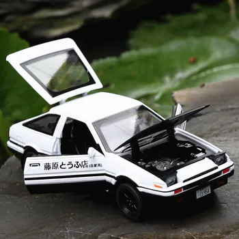 1:32 Lydinio Automobilio Modelį JDM TOYOTA AE86 Diecast Metal Transporto priemonių Modeliavimas Miniatiūriniai Mastu Žaislas Vaikams Kolekcija, Naujo Gimtadienio Dovana