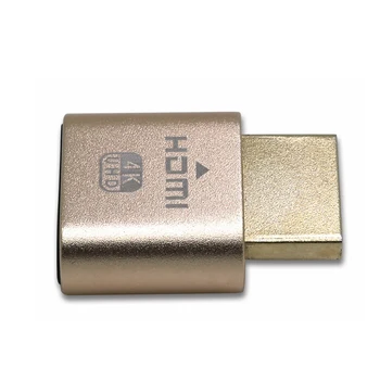 100VNT HDMI 1.4 DDC EDID Manekeno Prijungti VGA Virtualus Ekranas Adapteris Begalvis Dvasios Ekranas Emuliatorius Vaizdo kortelės Užraktas plokštė