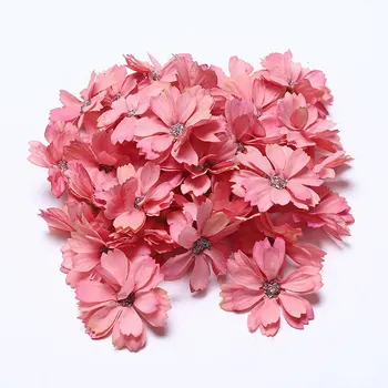 10vnt Dirbtinių Gėlių 4.5 cm Šilko Rožė Galvos Dėl Vestuvių Namuose Naujųjų Metų Dekoracija 
