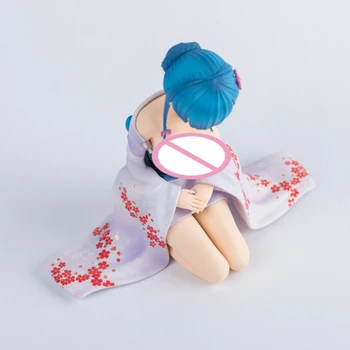 13cm Japonijos Anime Re: Gyvenimas kitame Pasaulyje nuo Nulio REM Remu PVC Veiksmų Skaičius, Žaislų Žaidimas Statula Kolekcionuojamos Lėlės Modelio Dovana