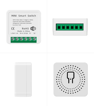16A Mini Wifi Smart Switch Smart Home 