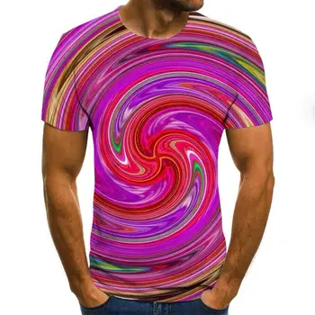 2020 spalvotas spausdinimas vyriški T-shirt mados liūtas modelio O-kaklo megztinis vyrų 3D marškinėliai