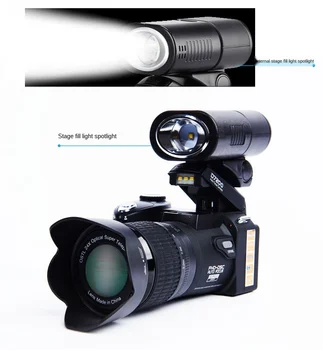2021 POLO D7200+ 50X Optinis Priartinimas Skaitmeninė vaizdo Kamera HD 33Million Taškų Automatinio Fokusavimo Profesionalus SLR Vaizdo Kamera, Trys Objektyvas