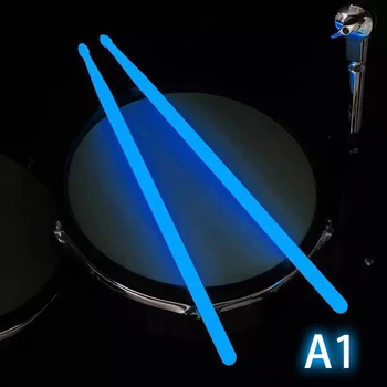 2vnt 5A Šviesos Būgno Lazdelės Būgno Rinkinys Liuminescencinės Blauzdelės Švyti Tamsoje Muzikos Instrumentai