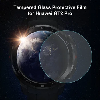 2vnt Grūdintas Stiklas Screen Protector Anti-alyvos/vandens Danga, Huawei Žiūrėti GT 2 Pro Scratchproof Smartwatch Priedai