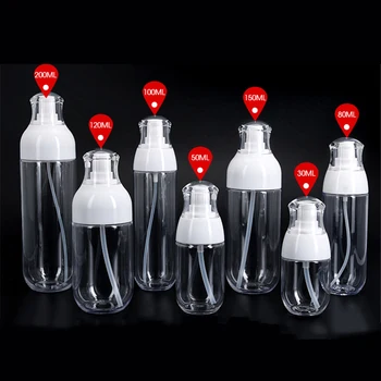 30-200ml Multi-talpa Nešiojamų Plastiko Kosmetikos Butelis Premium Esmė Emulsija Kelionės Išpilstymo Purškimo Butelis