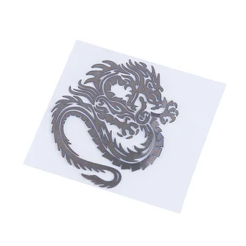 3D Automobilių Kamieno Nikelio Lydinio Ženklelis Emblema Dragon Lipdukas Priedai, Klijai Automobilių Stilius Ženklelio Lipdukai