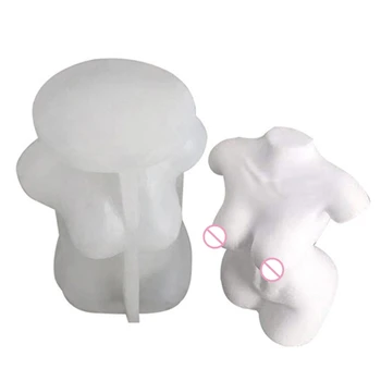 3D Deivė Kūno Formos Silikono Formos Seksualus Modelis Kūno Stovėti Papuošalai Dervos Pelėsis