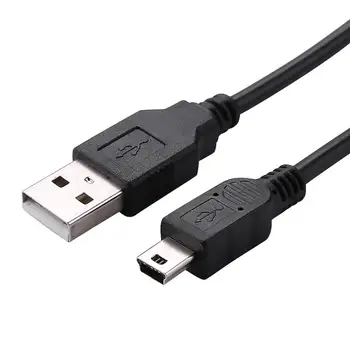 3m/9,8 pėdų USB Įkrovimo Kabelis su Magnetiniu Žiedu Sony Playstation PS3 USB Įkrovimo Kabelis Žiedas belaidžio ryšio valdiklis