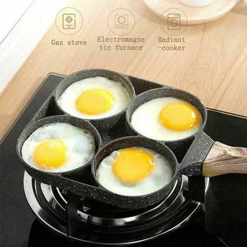 4 Skylės Kiaušinių Įrankiai, Virtuvės Reikmenys Omletas Visos Mėsainiai Kiaušiniai, Kumpis Blynas Maker Keptuvės Tefloninė Kepimo Pusryčiai Maker
