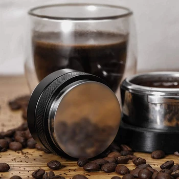 51mm Espresso Suklastoti & Platintojas, Dviguba Galvos Kavos Leveler, Reguliuojamas Gylis-Profesionalių Espresso Vertus Plūktuvus