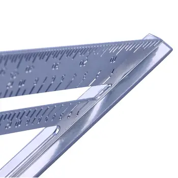 7inch Aliuminio Matavimo Priemonė, Trikampis, Kvadratas Valdovas Aliuminio Lydinio Greitis Matlankis Mitra Už Stalių, Medienos apdirbimo Įrankiai