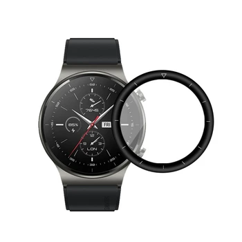 Apsauginė Plėvelė Huawei Žiūrėti GT 2 GT2 46mm 42mm GT2e Pro Kreivų Minkštas Pluošto Smartwatch Full Screen Protector, Ne Stiklas