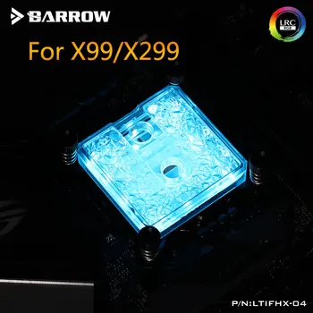 Barrow LTIFHX-04 CPU Vandens Blokas X99/X299,Ledo Diamond serija,Čiurkšlės tipas,micro vandenų vandens aušintuvo heatsink