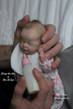 Bebe Reborn Rinkinio 9 Colių Reborn Baby Vinilo Lėlės Rinkinys Mažutis Pelės Unpainted Nesurinkti Lėlės Dalys 