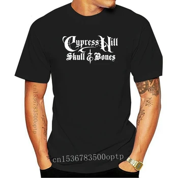 Cypress Hill Rap Hip-Hop Muzikos garsai VYRIŠKI T-Shirt Juoda Ir Balta Palaidinukė Tee Marškinėliai