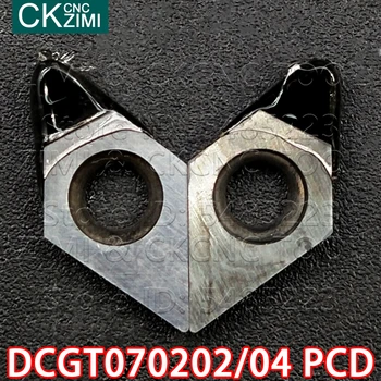 DCGT070202 politikos suderinamumo vystymosi labui DCGT070204 politikos suderinamumo vystymosi labui įterpti Deimantinio disko aukštos kokybės Išorės Tekinimo įterpti Tekinimo Įrankis DCGT 0702 Vario aliuminio