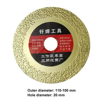 Deimantinis pjovimo Peilis Multi-purpose Rotacinė Pjovimo Ratų Diskai, Šlifavimo Įrankis, Granito, Plytelių, Porceliano lenkijos