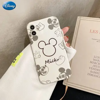 Disney Mickey už IPhoneXR Mobilųjį Telefoną Atveju IPhoneX/xs/xsmax/11/12/12mini/11pro/12/11 pm/12pro Pora Mobiliojo Telefono Dangtelį