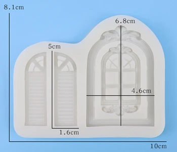 Durys ir langai silikono formos 