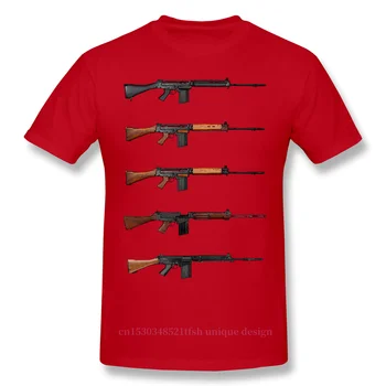 FN FAL Dešinės Rankos laisvojo Pasaulio, T-Marškinėliai Vyrams, Trumpą Vasarą, Rankovės Nuotykių MENKIŲ Žaidimai Black Ops Atsitiktinis Camiseta Laisvas