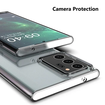 Galaxy Note, 20 Ultra Plonas Minkštos TPU Case For Samsung Note 10 Lite 10 Pastaba Pro 10Plus Pastaba 10 atsparus smūgiams Skaidrus galinis Dangtelis