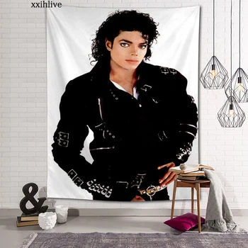 Garsus Dainininkas Ir Šokėja Michael Jackson Užsakymą HD Gobelenas Už Kilimas Kelionės Čiužinys Sienos, Kilimai Art Namų Dekoro 100x150cm