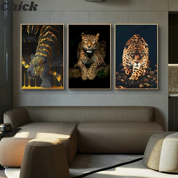 Gyvūnų Meno Leopard 