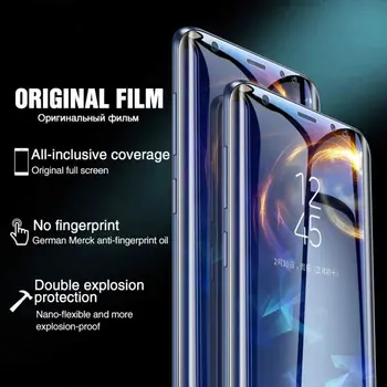 Hidrogelio Filmas Motorola MOTO G5 G5S E4 C Plius X4 X Z Z2 Žaisti Jėga Screen Protector apsauginė plėvelė Ne Grūdintas Stiklas