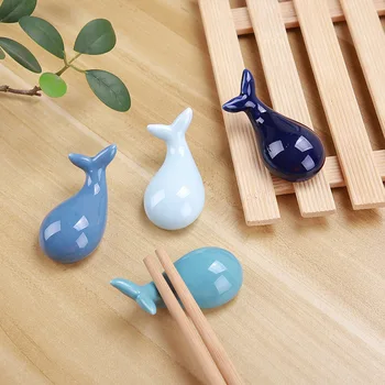 Japonų Stiliaus Keramikos Kinų Stiliaus Mėlynos Serijos Lazdelės Laikiklis Mielas Pasisekė Banginis Virtuvės Stalo Namų Hotel Prekes