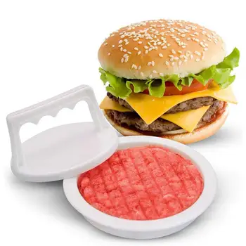 KARŠTO~Hamburger Paspauskite Įdaryti Mėsainiai Mėsos Grill Patty GRILIS Burger Maker Pelėsių Įrankis Rankinis Mėsos Smulkintuvai