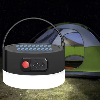 Kempingas Šviesos Lauko Saulės LED Žibintai Lemputės Šviesos USB Įkrovimo Nešiojamų Šviesos Buitinių Naktį Rinkos Palapinė Žvejybos Šviesos