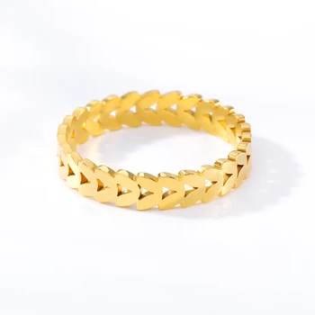 Kūrybos Geometrinis Žiedas Paprasta Likvidavimo Rose Aukso Žiedas Moterų Mados Populiarus Vestuvių Žiedai Moterims Anillos Mujer