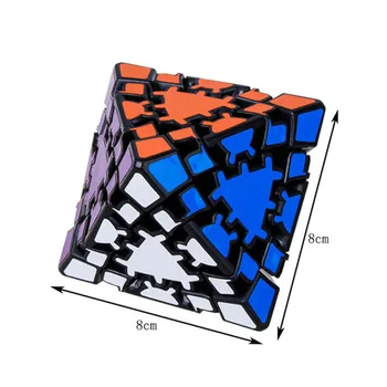 LanLan Pavarų Octahedron Magic Cube Profesinės Greičio Įspūdį Žaislai