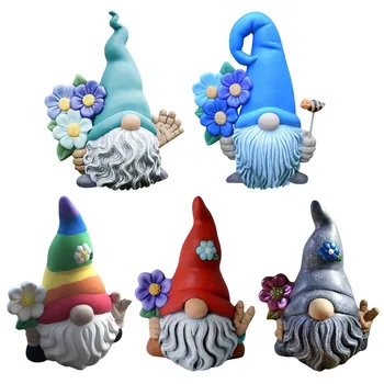 Magija Sodo Gnome Dervos Statula, Kolekcines, Miniatiūrinės Figūrėlės Sodo Nykštukai Sodo Gnome Sodo Puošmena Statula Gnome