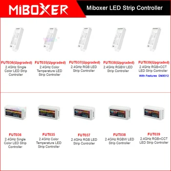 Miboxer 2.4 GHz Viena Spalva /CT /RGB /RGBW /RGB BMT LED Šviesos Juostelės Valdytojas DC12V 24V Max 10A ir 12A LED Lempos Juosta dimeris