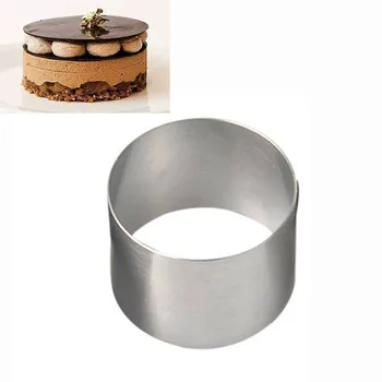 Mini Turo Mousse Cake Maisto Kokybės Nerūdijančio Plieno Tešlos Žiedas Kepimo Tortas Dekoravimo Priemonės Šokolado Pelėsių Kepimo Formą