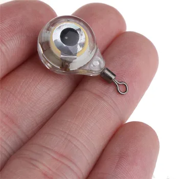 Mini Žvejybos Masalas Šviesos diodų (LED) Žuvų Lempos Giliai Lašas po vandeniu Akių Forma Žvejybos Kalmarų Žvejybos Masalas Suvilioti