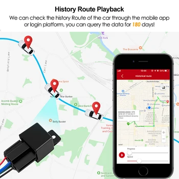 Naujausias MV720 Relei GPS Tracker Automobilių GPS GSM vietos nustatymo, Stebėjimo ir Nuotolinio Valdymo Anti-theft Stebėsenos Sumažinti Naftos Galios Mini Automobilių Tracker