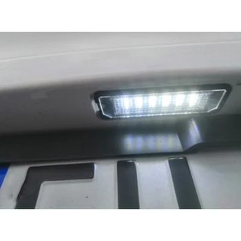 Naujų Automobilių Licenciją plokštelės šviesos baltos 18 SMD LED Lustu Volkswagen Golf 4 5 6 New Beetle Passat CC Scirocco Polo Už Skoda SEAT