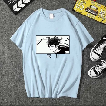 Noragami Yato Anime Atsitiktinis Apvalios Kaklo trumpomis Rankovėmis T-shirt Uniex