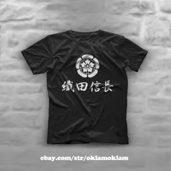 Ovp Nobunaga Simbolis Crest Logotipas Kanji Samurajus Japonijos Siogūnas T-Shirt Dydis S-3Xl